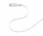 Preview: DINIC USB Typ C auf C Ladekabel, 2x USB Typ C Stecker, 60W, 3A, OD: 3.5mm, weiß, DINIC Box mit Euroloch, 1.5m